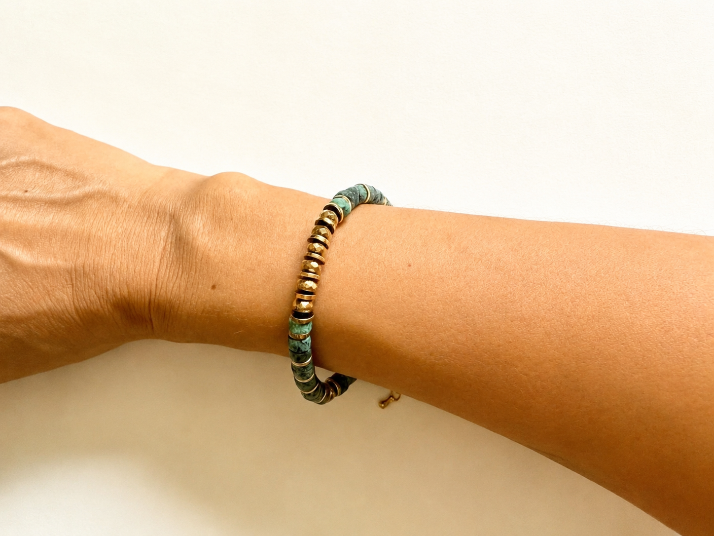 Bracelet CALYPSA – en turquoise africaine