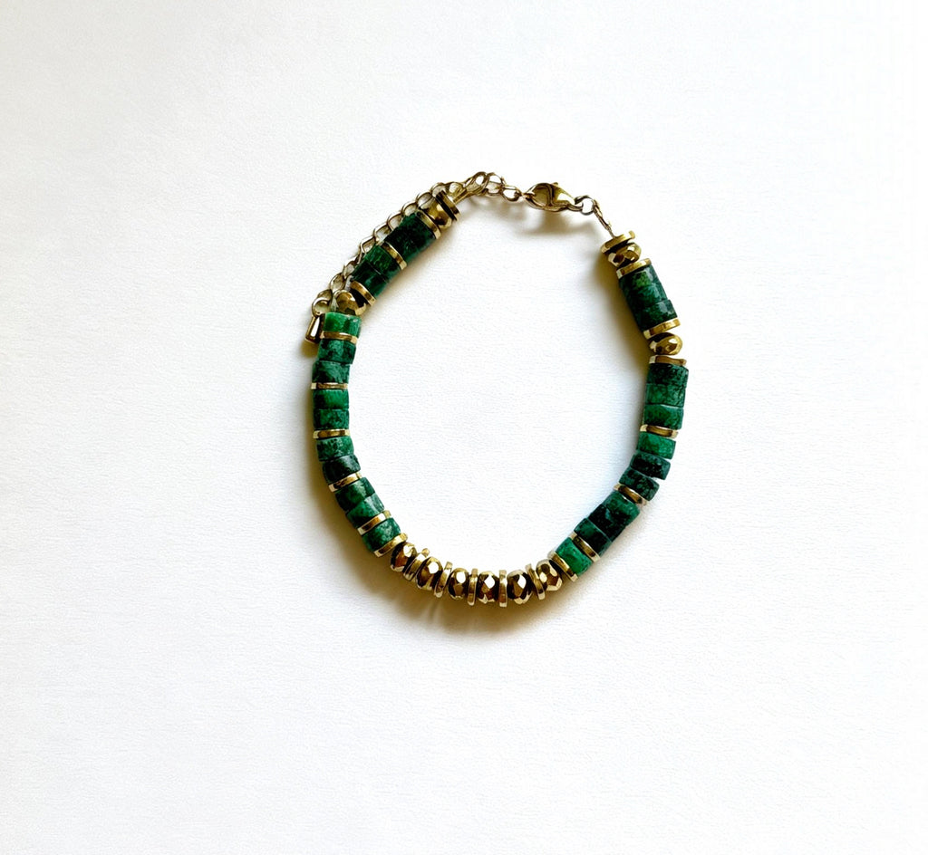 Bracelet CALYPSA – en turquoise africaine
