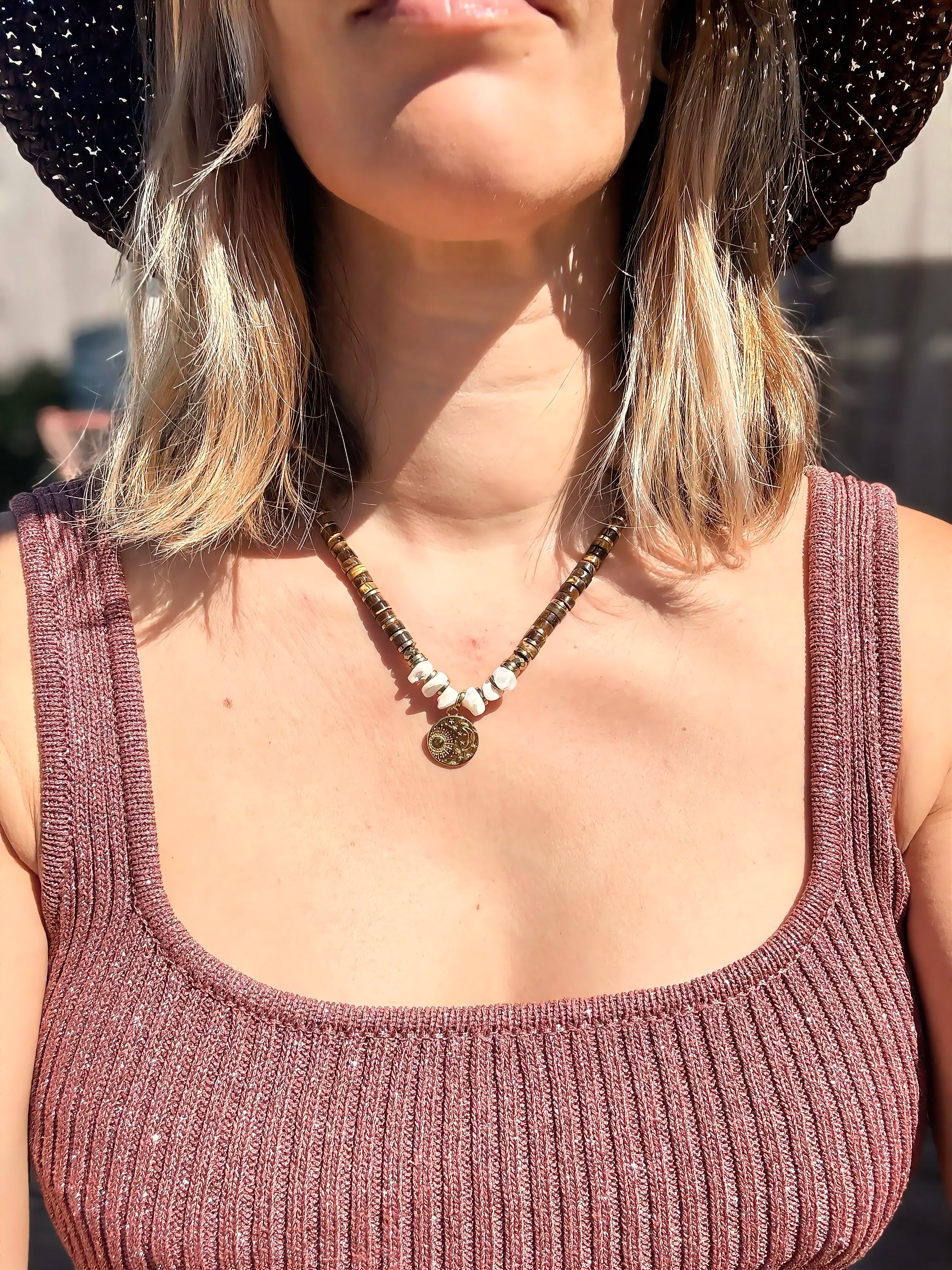 Collier SIENNA avec Médaillon