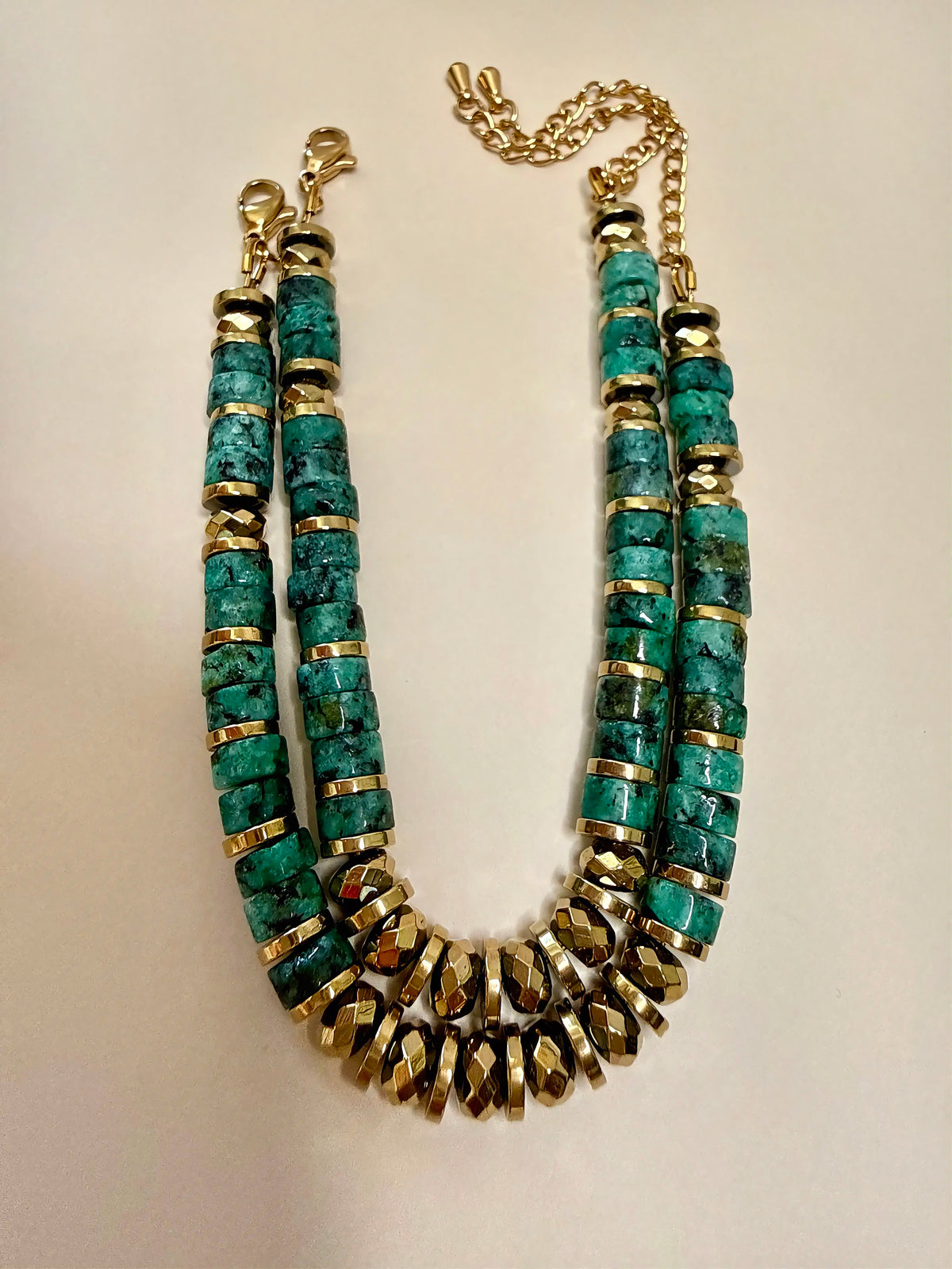 Bracelet CALYPSA – en turquoise africaine