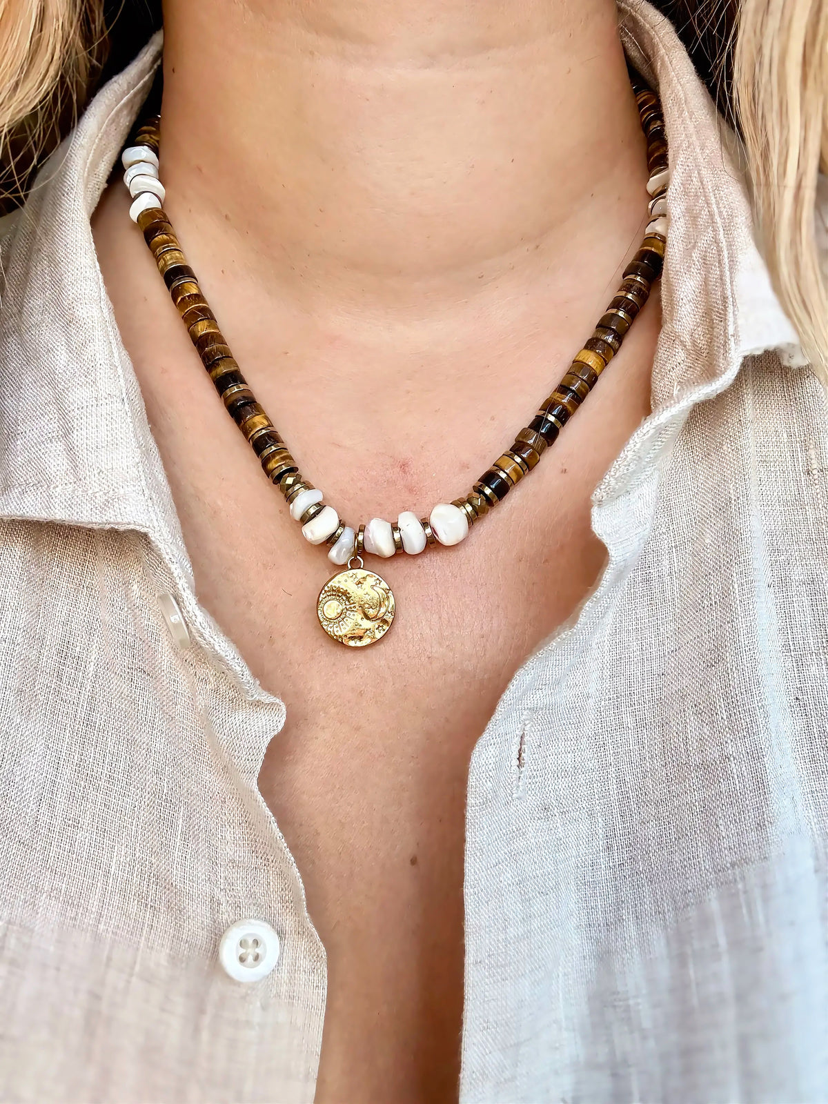 Collier SIENNA avec Médaillon